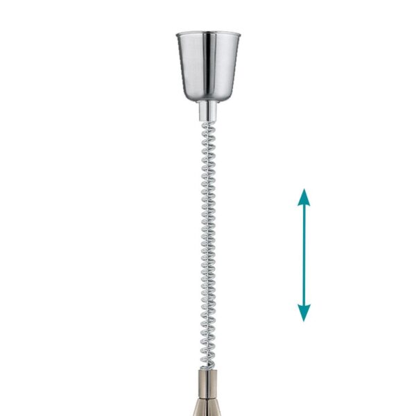 Κρεμαστό Φωτιστικό Trio Lighting   E27 Νίκελ Ματ Μεταλλικό    301700107