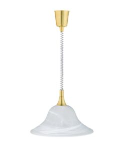 Κρεμαστό Φωτιστικό Trio Lighting E27 Ορείχαλκος Ματ Μεταλλικό 301700108