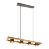 Κρεμαστό Φωτιστικό Trio Lighting 4xE14   Νίκελ Αντικέ Μεταλλικό    – 301900467