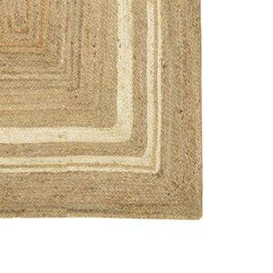 Χαλί Mazir Inart μπεζ-εκρού γιούτα 120x180x1εκ 302-000009