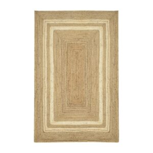 Χαλί Mazir Inart μπεζ-εκρού γιούτα 120x180x1εκ 302-000009