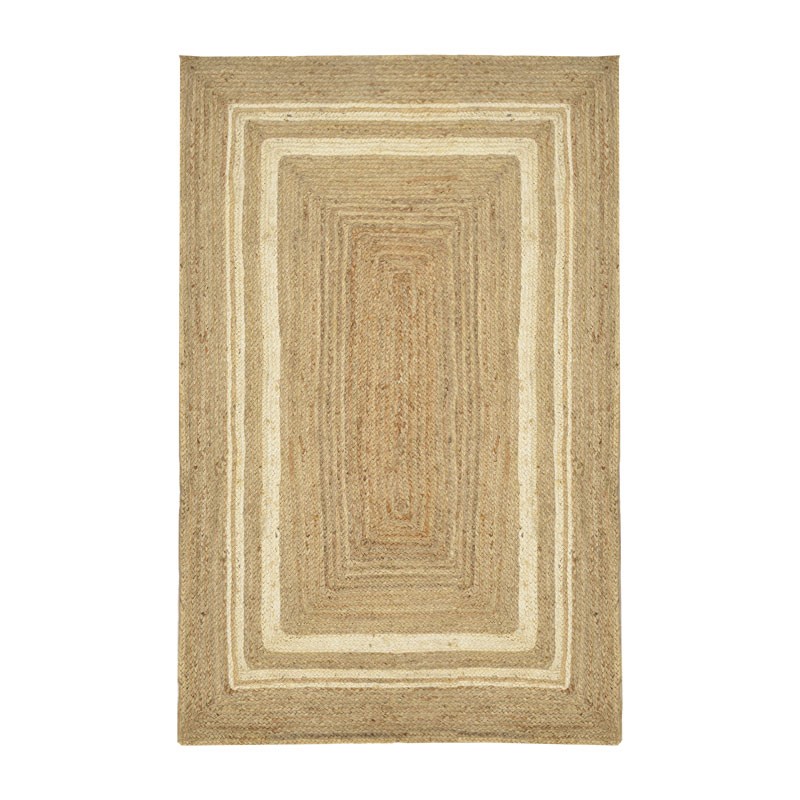 Χαλί Mazir Inart μπεζ-εκρού γιούτα 120x180x1εκ 302-000009