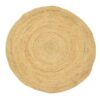 Χαλί Solon Inart φυσικό γιούτα 100x100x1εκ 302-000013