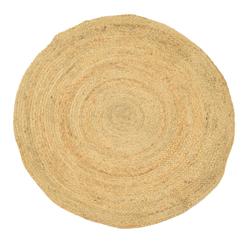 Χαλί Solon Inart φυσικό γιούτα 100x100x1εκ 302-000013