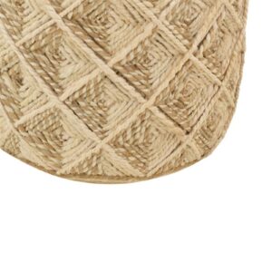 Σκαμπό Yton Inart μπεζ 100% γιούτα 40x40x40εκ 302-000024