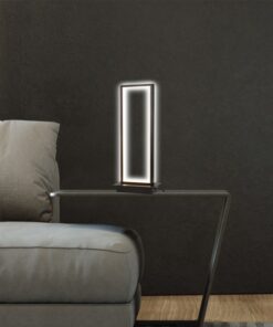 InLight Επιτραπέζιο φωτιστικό LED 16W 3000K από αλουμίνιο σε μαύρη απόχρωση D:40cm (3020)