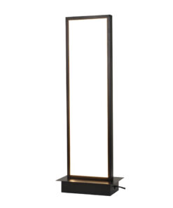 InLight Επιτραπέζιο φωτιστικό LED 16W 3000K από αλουμίνιο σε μαύρη απόχρωση D:40cm (3020)