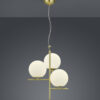 Κρεμαστό Φωτιστικό Trio Lighting   E14 Ορείχαλκος Ματ Μεταλλικό    302000308