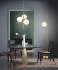 Κρεμαστό Φωτιστικό Trio Lighting E14 Ορείχαλκος Ματ Μεταλλικό 302000308