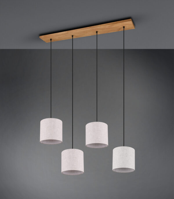 Κρεμαστό Φωτιστικό Trio Lighting   E27 Νίκελ Αντικέ Μεταλλικό    302100430