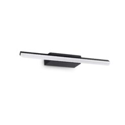 IDEAL LUX Επιτοίχιο Φωτιστικό RIFLESSO LED 11W 3000K IP44 Μαύρου Χρώματος – 302225