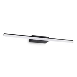 IDEAL LUX Επιτοίχιο Φωτιστικό RIFLESSO LED 17W 3000K IP44 Μαύρου Χρώματος – 302232