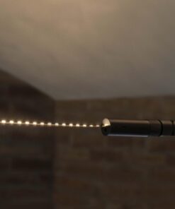 IDEAL LUX TESI 10m Ατσάλινη Ταινία Στήριξης Μαύρου Χρώματος για Κρυφό Φωτισμό με Ταινίες LED – 302294