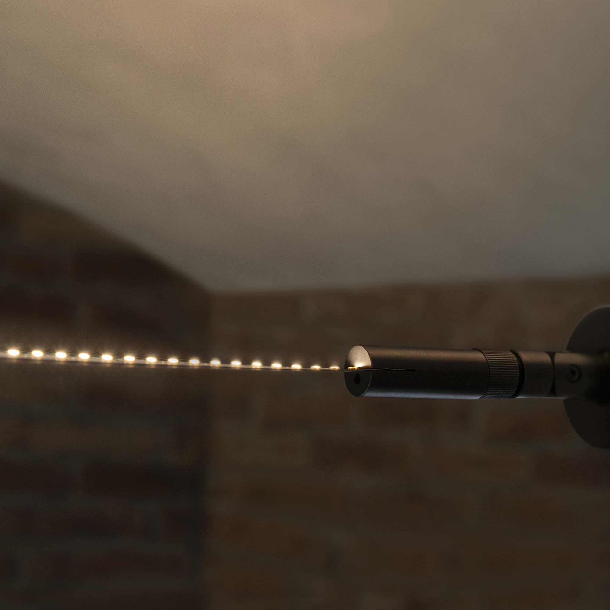 IDEAL LUX TESI 10m Ατσάλινη Ταινία Στήριξης Μαύρου Χρώματος για Κρυφό Φωτισμό με Ταινίες LED – 302294