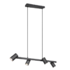 Κρεμαστό Φωτιστικό Trio Lighting MARLEY  4x GU10 Μαύρο Ματ Μεταλλικό   – 302400432