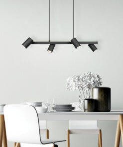 Κρεμαστό Φωτιστικό Trio Lighting MARLEY 4x GU10 Μαύρο Ματ Μεταλλικό – 302400432