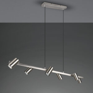 Κρεμαστό Φωτιστικό Trio Lighting MARLEY  6x GU10 Νίκελ Ματ Μεταλλικό   – 302400607