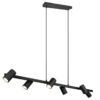 Κρεμαστό Φωτιστικό Trio Lighting MARLEY  6x GU10 Μαύρο Ματ Μεταλλικό   – 302400632