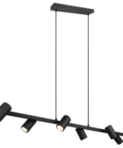 Κρεμαστό Φωτιστικό Trio Lighting MARLEY 6x GU10 Μαύρο Ματ Μεταλλικό – 302400632