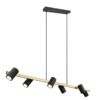 Κρεμαστό Φωτιστικό Trio Lighting MARLEY  6x GU10 Schwarz-Gold Μεταλλικό   – 302400680