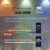 Wi-Fi Smart LED Προβολέας 10W V-TAC Μαύρος 725lm RGB+W Dimmable CCT IP65  – 3006