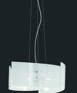 Κρεμαστό Φωτιστικό Trio Lighting E27 με Λευκό Γυαλί 302500301