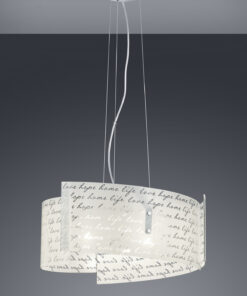 Κρεμαστό Φωτιστικό Trio Lighting E27 με Λευκό Γυαλί 302500301