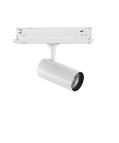 IDEAL LUX Φωτιστικό Σποτ για Τριφασική Ράγα 4 Καλωδίων FOX LED 8W CRI90 3000K Λευκού Χρώματος – 302546