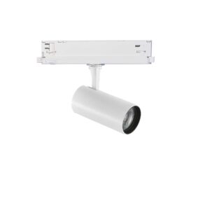 IDEAL LUX Φωτιστικό Σποτ για Τριφασική Ράγα 4 Καλωδίων FOX LED 8W CRI90 3000K Λευκού Χρώματος – 302546