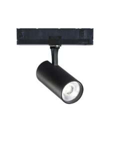 IDEAL LUX Φωτιστικό Σποτ Τριφασικής Ράγας 4 Καλωδίων FOX LED 8W 3000K Μαύρου Χρώματος – 302539