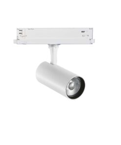 IDEAL LUX Φωτιστικό Σποτ Τριφασικής Ράγας 4 Καλωδίων FOX 15W 3000K Λευκού Χρώματος – 302560