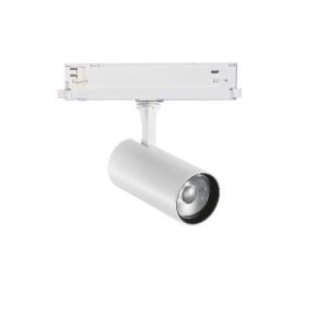 IDEAL LUX Φωτιστικό Σποτ Τριφασικής Ράγας 4 Καλωδίων FOX 15W 3000K Λευκού Χρώματος – 302560