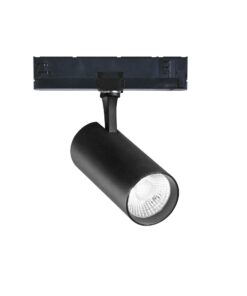 IDEAL LUX Φωτιστικό Σποτ Τριφασικής Ράγας 4 Καλωδίων FOX LED 25W 3000K Μαύρου Χρώματος – 302591