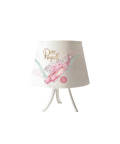 InLight Επιτραπέζιο φωτιστικό από λευκό μέταλλο και καπέλο D:30cm (3027)