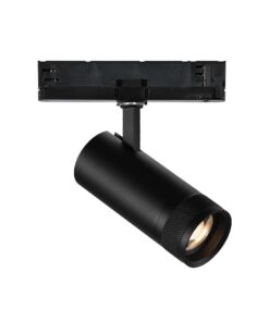 IDEAL LUX Φωτιστικό Σποτ Τριφασικής Ράγας 4 Καλωδίων EOS LED 15W 3000K Μαύρου Χρώματος – 276182