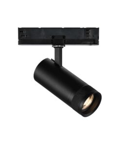 IDEAL LUX Φωτιστικό Σποτ Τριφασικής Ράγας 4 Καλωδίων EOS LED 15W 3000K Μαύρου Χρώματος – 302942