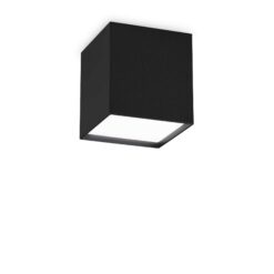 IDEAL LUX Φωτιστικό Οροφής KUBIKO LED 10W 3000K Μαύρου Χρώματος – 303314