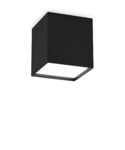IDEAL LUX Φωτιστικό Οροφής KUBIKO LED 10W 3000K Μαύρου Χρώματος – 303314