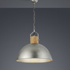 Κρεμαστό Φωτιστικό Trio Lighting E27 Νίκελ Αντικέ Μεταλλικό 303400167