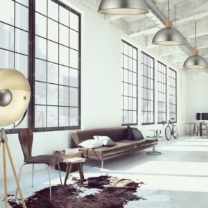 Κρεμαστό Φωτιστικό Trio Lighting   E27 Νίκελ Αντικέ Μεταλλικό    303400167