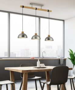 Κρεμαστό Φωτιστικό Trio Lighting E27 Νίκελ Αντικέ Μεταλλικό 303400367