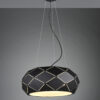 Κρεμαστό Φωτιστικό Trio Lighting 3xE27 Μαύρο Ματ Μεταλλικό    303500332
