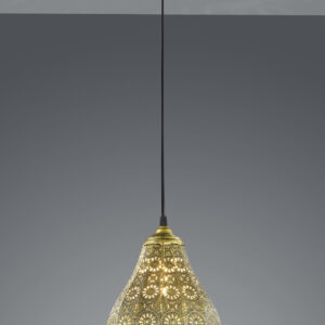 Κρεμαστό Φωτιστικό Trio Lighting   E14 Αντικέ Ορείχαλκος Μεταλλικό    303700104