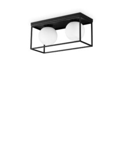 IDEAL LUX Φωτιστικό Οροφής LINGOTTO Μαύρου Χρώματος – 304137