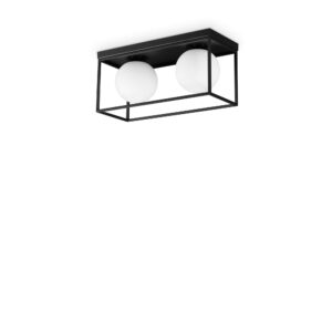 IDEAL LUX Φωτιστικό Οροφής LINGOTTO Μαύρου Χρώματος – 304137