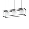 IDEAL LUX Κρεμαστό Φωτιστικό LINGOTTO 3xE14 Μαύρου Χρώματος – 304144