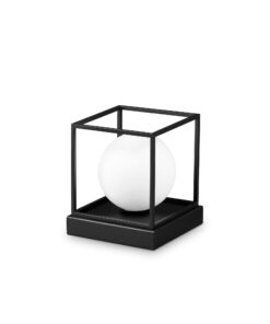 IDEAL LUX Επιτραπέζιο Φωτιστικό LINGOTTO Μαύρου Χρώματος – 327877