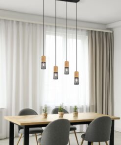 Κρεμαστό Φωτιστικό Trio Lighting E27 Μαύρο Ματ Μεταλλικό 304300432