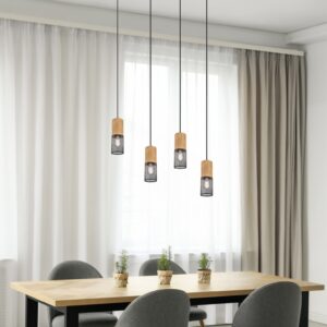 Κρεμαστό Φωτιστικό Trio Lighting   E27 Μαύρο Ματ Μεταλλικό    304300432