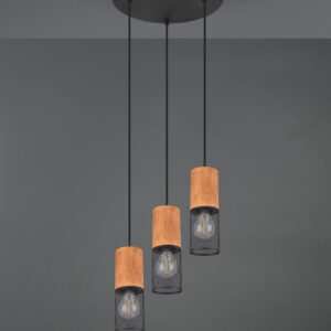 Κρεμαστό Φωτιστικό Trio Lighting   E27 Μαύρο Ματ Μεταλλικό    304330332